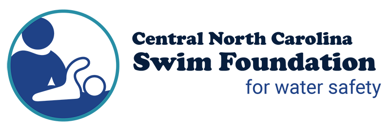 Logo for the Central North Carolina Swim Foundation for water safety